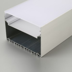 Stor kølelegeme 6060 T5 aluminium lineær lys LED-profiler til LED-strip