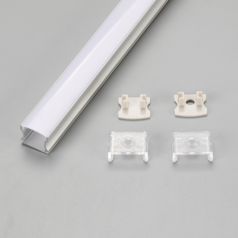 3 mm tykkelse af strukturel aluminium ekstrudering til fleksibel eller hård LED-strimmel