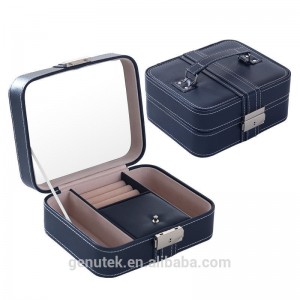 Rejse PU smykkeskrin