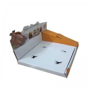 Brugerdefineret papirkosmetik Display POS POP Bølgepapp bordplade til kosmetik