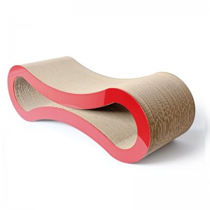 2018 Ebay hot sale Cat Furniture Skrabning Cat Scratcher Karton / katte ridse mat / stor cat scratcher