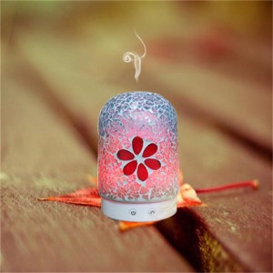 Kinesisk fabrik seneste mosaikglas ultralyd elektrisk essentiel olie aroma diffusor