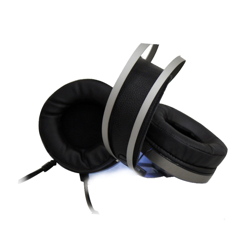 Langbøjede bommikrofon-spilhovedtelefoner eller hovedtelefoner over øret til iPhone, Mac, PC, Laptop, PS4, Xbox One