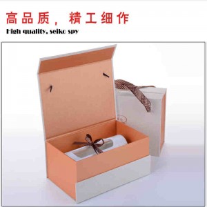 Brugerdefineret luksus farveudskrivning hårforlængelsespapir gaveæskeemballage