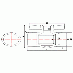 upvc gevind gevind kugleventil