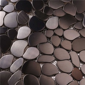 Matt 304 Rustfrit stål uregelmæssigt mosaikfliser