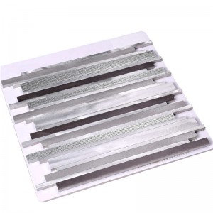 Lineær aluminiumsblanding Glasmosaik Væggrænse