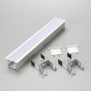 Forsænket aluminiumekstrudering 5050 2835 LED-lys lysprofil