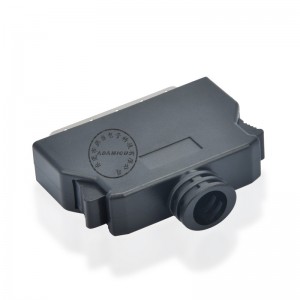 Kinesisk producent sort lodde SCSI HPCN 50 pin-stik han