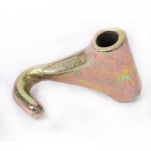 Smedet fingerspidshak gulbelagt