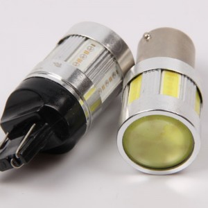 7,5w cob bil led bremselys T20 7443