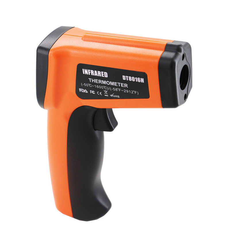 Temperatur pistol infrarødt termometer digitalt værktøj håndholdt med laser sigt nøjagtigt display batteri