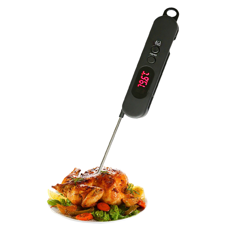 Sammenklappet BBQ-termometer til køkkenudendørs grill
