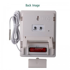 Miljøvenligt design Stort LCD-display Indendørs udendørs termometer Hygrometer