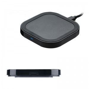 KPS-9501HC Oem mini ultra tynd 10W hurtigopladning qi trådløs oplader til mobiltelefon