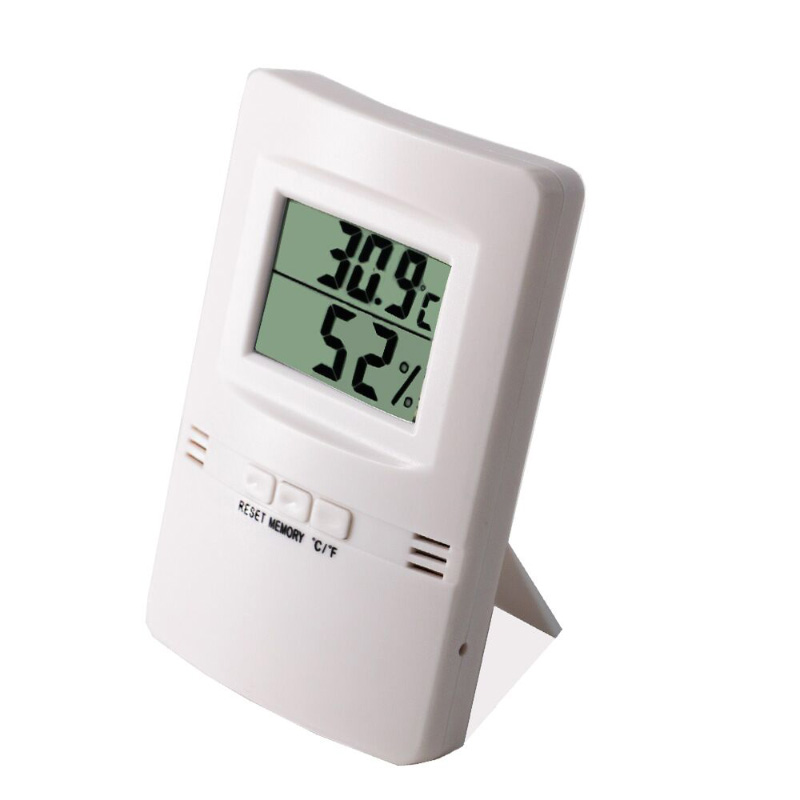 Ultratynde og enkelt LCD digitale termometer u0026 hygrometer + -1C + -5% RH Hygrothermograph