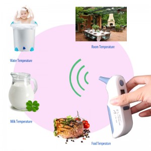 Klinisk pand og øre Baby-infrarød feber temperaturmåling termometer