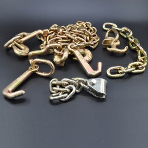 G70 smed Mini J-krog med svejset link gul plade