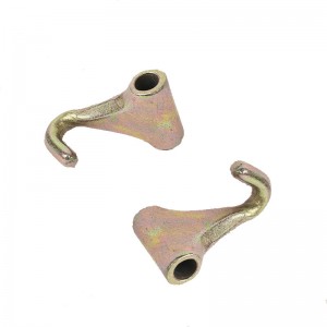 Smedet fingerspidshak gulbelagt