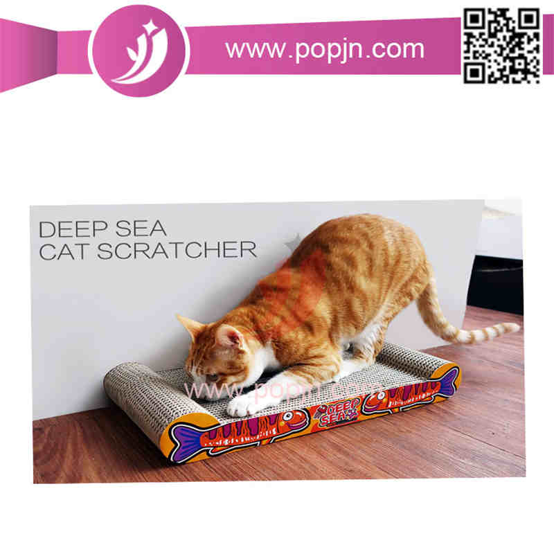 Fashinable Attraktiv bølgepapir Cat Scratcher
