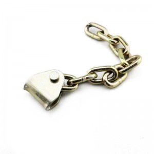 Kædestik Ratchet U-beslag gul belagt