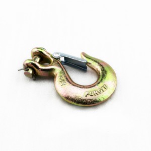 G70 smedet legeret stål A331 Clevis glidekrog med lås YZ