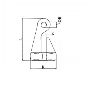 Forged Alloy Eye Bend Hook ZP