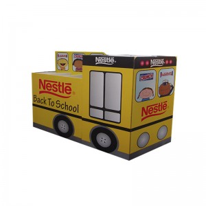 POP UP Pappskærme Stand Hook Standee, Legetøjskarton Standing Display