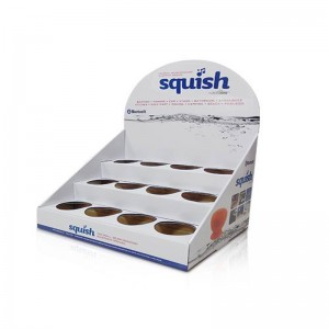 Brugerdefineret print Display Stand karton til køleflasker