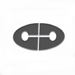 Rustfrit stål Længde D Glasklemme