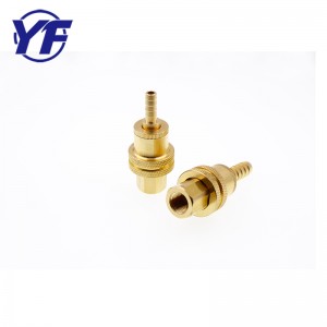 Højpræcisionstryk Brugerdefinerede små metaldele Hurtig hydraulisk kobling