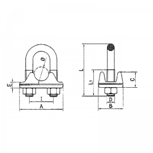 Italien Type Drop Forged Wire Rope Clip