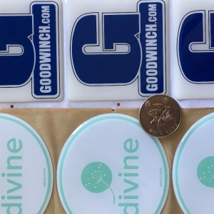 Polyurethanharpiks små eller store kuplede klistermærker --- polyurethanharpiks 3M stærk klæbende vandtæt UV og gulfarvning modstå digital eller silke print