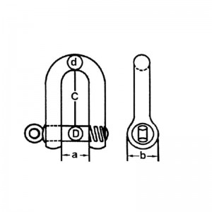 Europæisk type galvaniseret stor dye-kæde