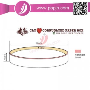 Kæledyrsmøbler Cat Toy Bølgepap Cat Cat Scratcher