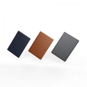 KPS-HBQ22 2in1 Custom QI 5W høj kvalitet læder tynd musemåtte trådløs oplader