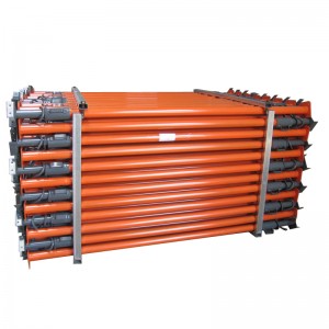 Pulverlakeret stillads Justerbar stålprop