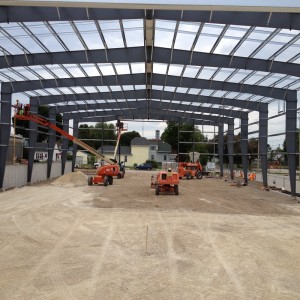 Industriel stålbygning