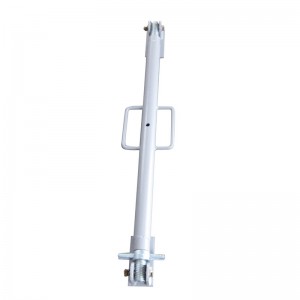 Stillads Triangle Vægforskalning Shoring Prop Pulverlakeret grå