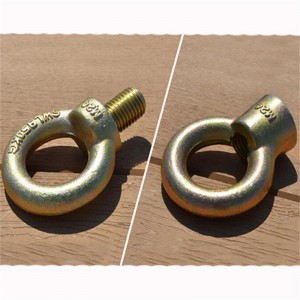 Carbon Steel Drop Forged Galvanized Lifting DIN580 Eye Bolt