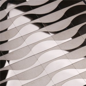 Moderne dimensioner Wave Design Fliser til Hall HSW18044