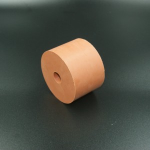 Anti-aldring med rød farve Naturlig gummipude / gummisøjle til køretøjstestværktøjer