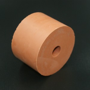 Anti-aldring med rød farve Naturlig gummipude / gummisøjle til køretøjstestværktøjer