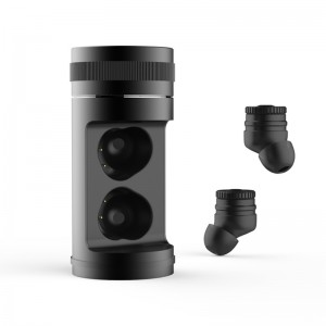 WS-36-Smart Voice Translator-øretelefoner med opladningsboks Trådløs øretelefon Dual Mic Translator til rejseforretning