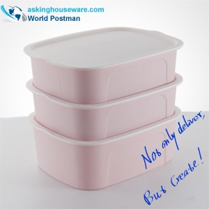 AKSB002 Husholdningsundertøjs opbevaringsboks sæt 3in1