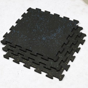 Skridsikkert farverigt fitnessudstyr dækmåtte