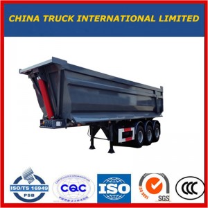 Topmærke CIMC Heavy Duty Dumper Tipper Truck Trailer til salg