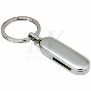 Metal nøgleholder med opbevaring af euromønter (til $ 1 euro mønt) _B62729