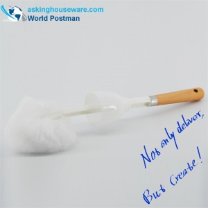 Akbrand blødt toiletrensebørste Strandhåndtag med skål tørretumbler