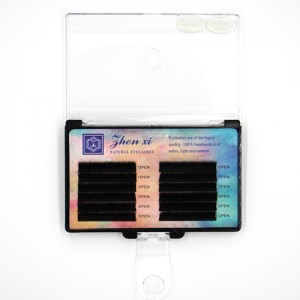 Direkte fabrik J / B / C / D / L Engros individuelle øjenvippeforlængelser.